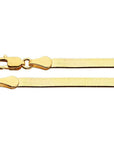 14K Yellow Gold 3mm Herringbone Chain - 18" Chain - KMJ KMJ Core Jewelry - Necklaces