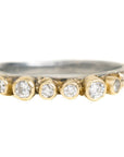 Organic Princess Band - 18k Gold + Reclaimed Diamonds - KMJ Kate Maller Jewelry Jewelry - Bridal
