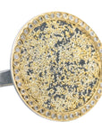 Sol Burst Ring - 22k/18k Gold + Reclaimed Diamonds - KMJ Kate Maller Jewelry Jewelry - Rings