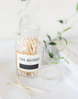 Apothecary Match Bottle, Long Matches - KMJ Brooklyn Studio Gifts - Candle