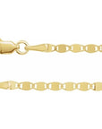 14ky Gold 2.7 mm Mirror Link Chain - 16" - KMJ KMJ Core Jewelry - Necklaces