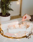 Escapist Votive Candle Set in Tuileries, Maui, & Santorini - KMJ Brooklyn Studio Gifts - Candle