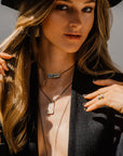 Strata Necklace - 22k/18k Gold, Oxidized Silver + Reclaimed Diamonds - KMJ Kate Maller Jewelry Jewelry - Necklaces