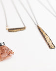 Slice Diamond Band - Oxidized Silver + Diamonds - KMJ Kate Maller Jewelry Jewelry - Rings