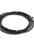 Spinel Wrap Bracelet-Necklace - 18k Gold + Spinel