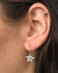 Star Celestial Earrings - Sterling Silver - KMJ Emilie Shapiro Jewelry - Earrings