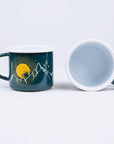 Mountain Views Enamel Camp Mug