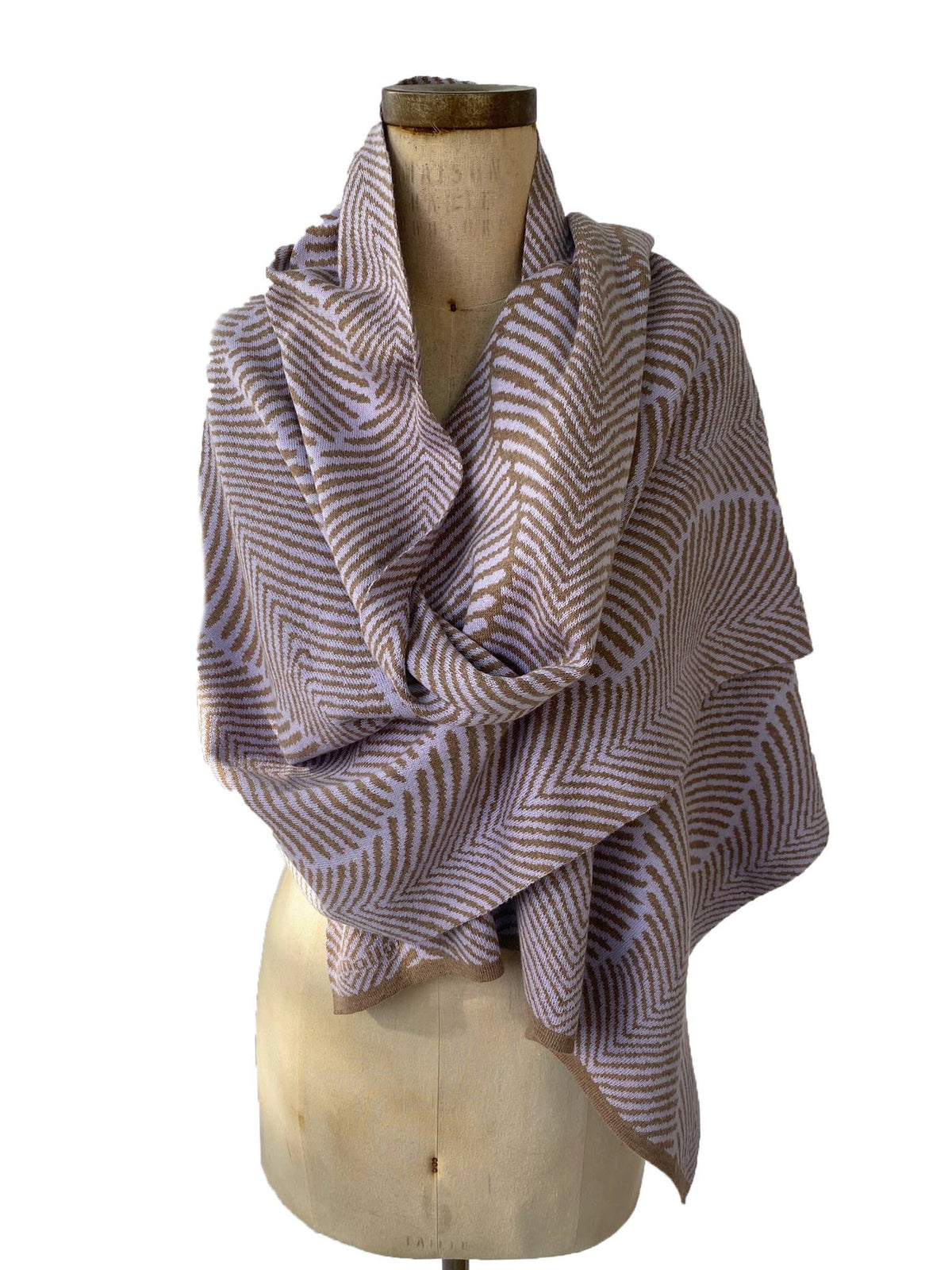 Forest Fern Wrap: Lavender + Pebble