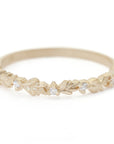 Wood Nymph Faye Slender Topper Band - 18k Yellow Gold + Diamonds (.04 ctw)