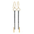 Classic Aspen Earrings - 14k gold, Oxidized Silver + Reclaimed Diamonds - KMJ Kate Maller Jewelry Jewelry - Earrings