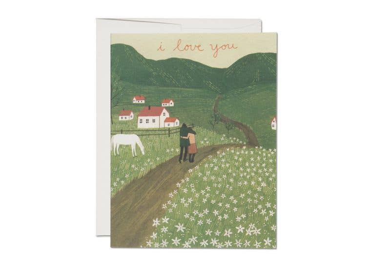 Along the Road love greeting card - KMJ Red Cap Cards Card