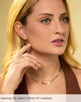 16" 14K Yellow Gold Herringbone Chain - KMJ KMJ Core Jewelry - Necklaces