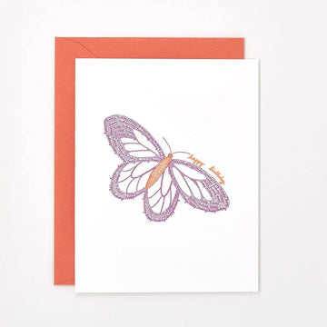 Birthday Butterfly - Spring Greeting Card