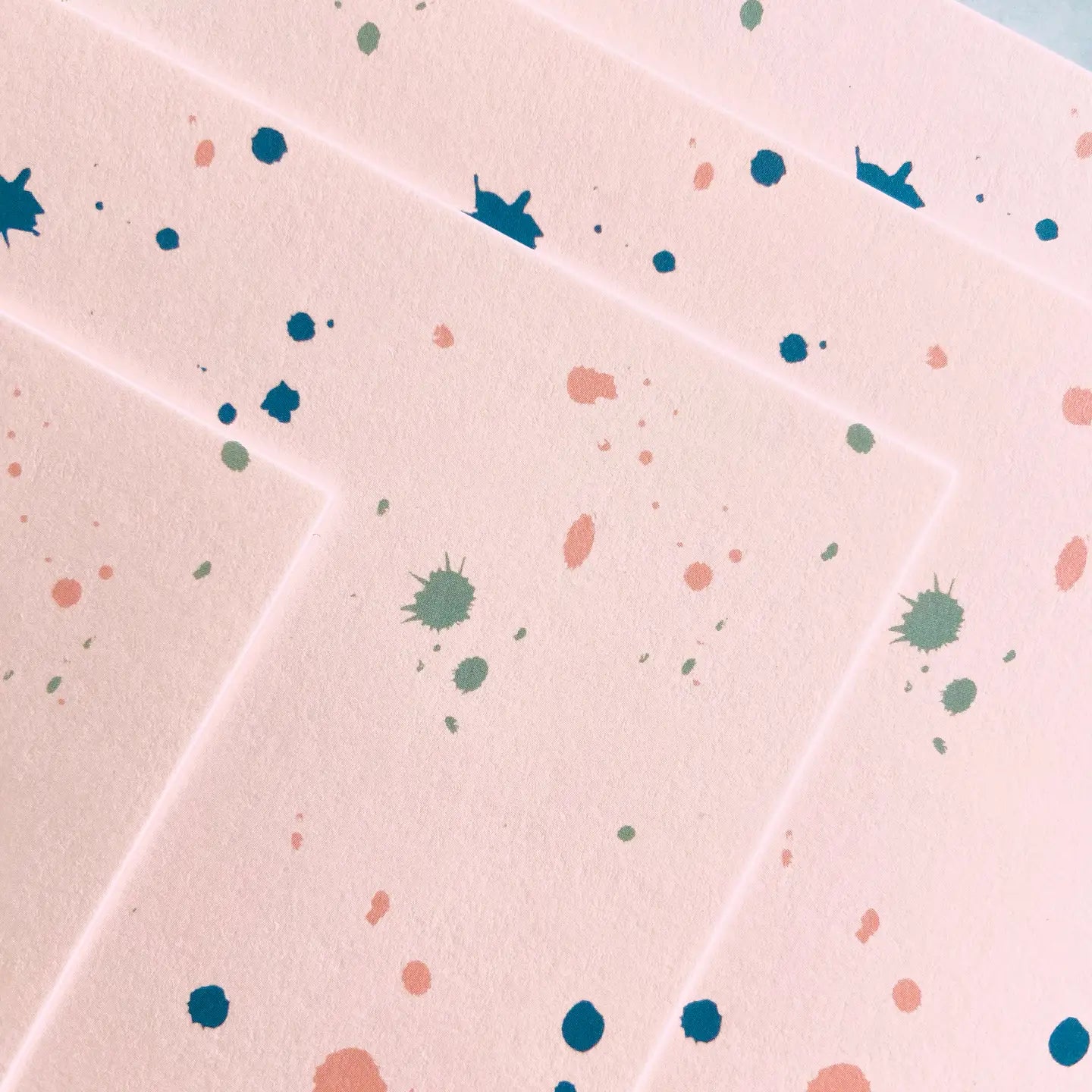 Paint Splatter Birthday Card