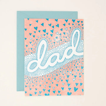Dad Hearts - Father's Day Greeting Card