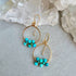 Truly Earrings Small - 14k Gold Fill +Turquoise - KMJ James & Jezebelle Unclassified