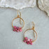 Truly Earrings Small - 14k Gold-Fill + Pink Tourmaline - KMJ James & Jezebelle Jewelry - Earrings