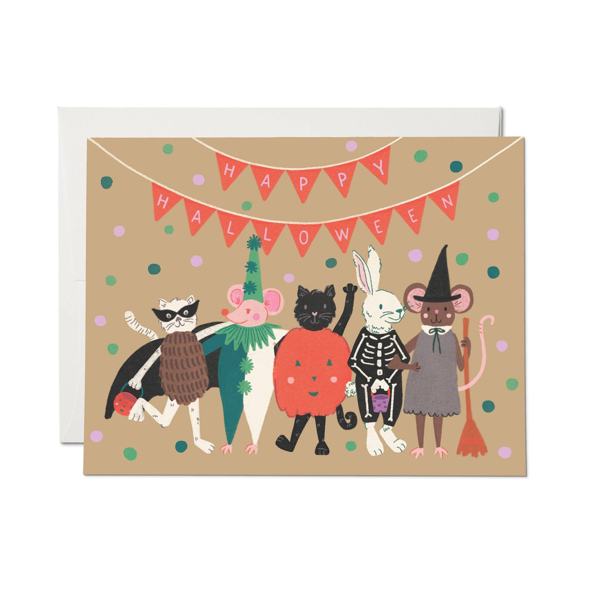 Halloween Critters greeting card - KMJ Red Cap Cards Card