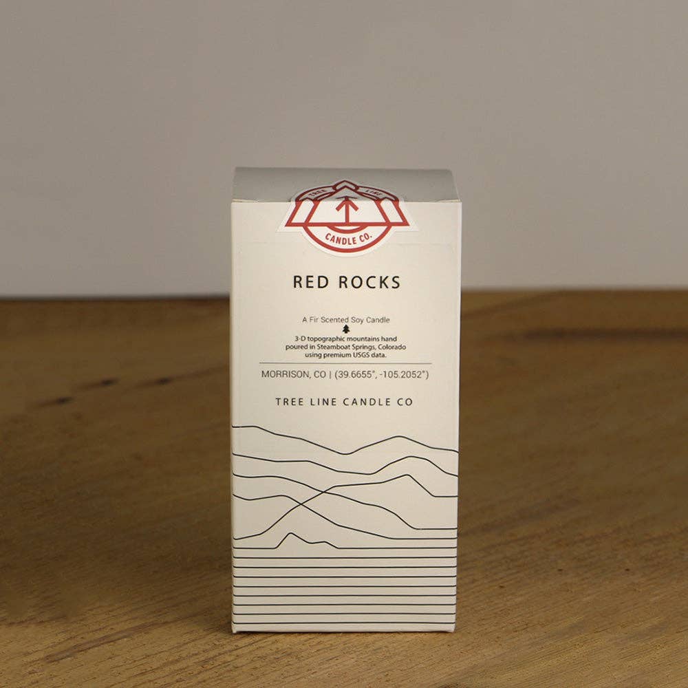 Red Rocks Candle | Colorado Gift | Iconic Music Venue Decor: Fir