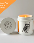 Flores Scops Owl | 9.0 oz. Candle