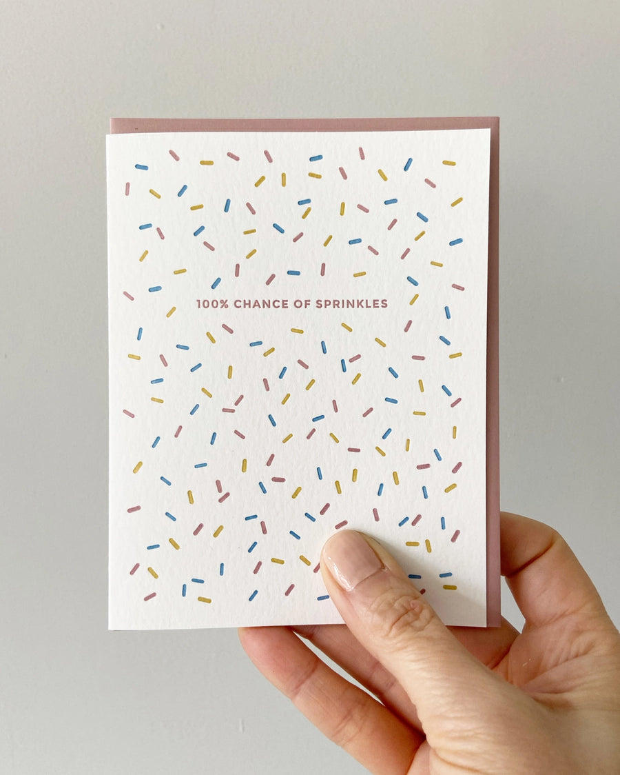 Chance of Sprinkles Birthday Greeting Card
