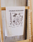 Colorado Wildflowers Tea Towel