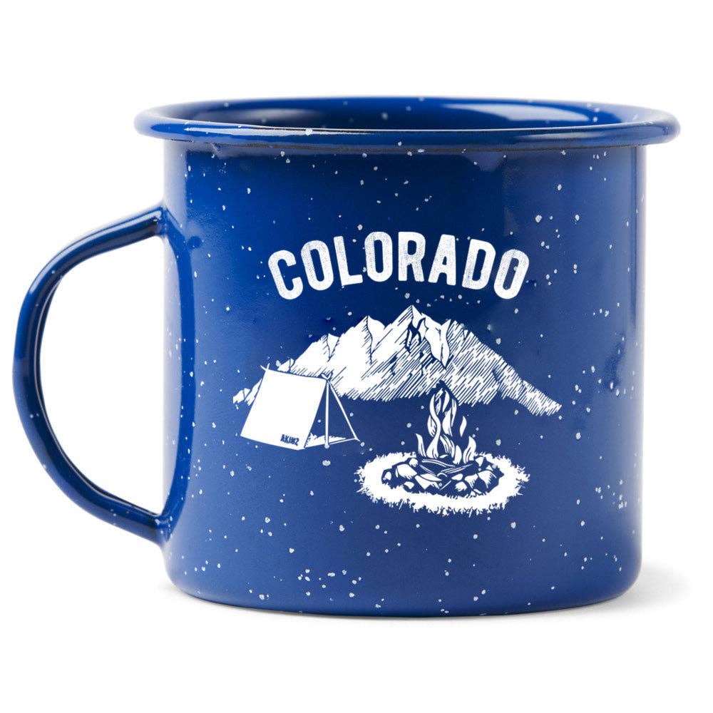 Colorado Campsite Enamel Mug