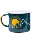 Mountain Views Enamel Camp Mug