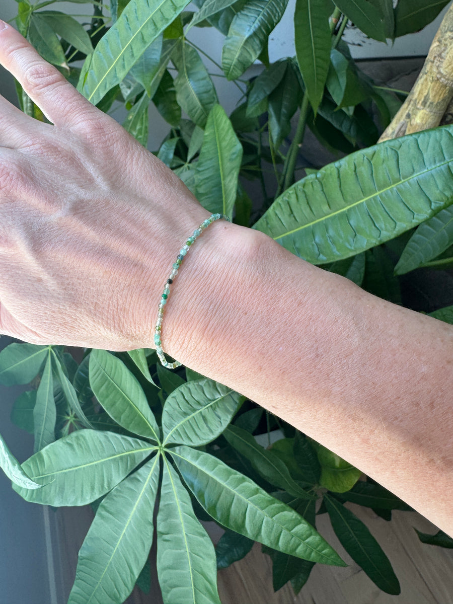 Multi-Gem Beaded Bracelet