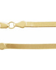 16" 14K Yellow Gold Herringbone Chain - KMJ KMJ Core Jewelry - Necklaces