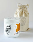 Flores Scops Owl | 9.0 oz. Candle