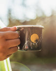 Mountain Views Enamel Camp Mug