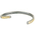 Sculptural Slice Cuff - 22k Gold, Oxidized Silver + Reclaimed Diamonds - KMJ Kate Maller Jewelry Jewelry - Bracelets