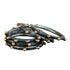 Black + Gold Stacking Ring - Oxidized Sterling Silver + 10ky Gold - KMJ Zanny Jewelry - Rings