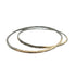 Crescent Stacker Bangle - 22k/18k Gold + Oxidized Silver - KMJ Kate Maller Jewelry Jewelry - Bracelets