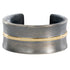 Twilight Cuff w/out Rails - 18ky Gold, Oxidized Silver + VS Diamonds - KMJ Kate Maller Jewelry Jewelry - Bracelets