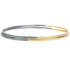Black + Gold Legacy Stacker Bangles - 18k gold + Oxidized Silver - KMJ Kate Maller Jewelry Jewelry - Bracelets