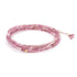 Pink Tourmaline Wrap Bracelet - Necklace - 14k Yellow Gold / Regular / 34" - KMJ Anne Sportun Jewelry - Bracelet