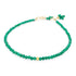 Single Wrap Gemstone Bracelet - 14k Yellow Gold + Green Onyx - KMJ Anne Sportun Jewelry - Bracelets