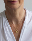 Moonstone Owl Necklace - Sterling Silver