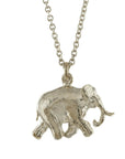 Indian Elephant Necklace - Sterling Silver