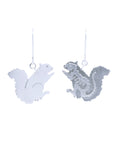 Double Sided Squirrel Earrings - Sterling Silver