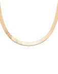 16" 14K Yellow Gold Herringbone Chain - KMJ KMJ Core Jewelry - Necklaces