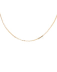 14K Yellow Gold .75 mm Solid Box Chain  - 18"