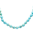 OOAK Natural Arizona Turquoise Knot Necklace - 14k Gold-Fill