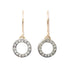Petite Black + Gold Diamond Drops - 14ky Gold + Oxidized Silver - KMJ Kate Maller Jewelry Jewelry - Earrings