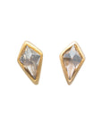 Grey Diamond Kite Studs - 18ky Gold - KMJ Kate Maller Jewelry Jewelry - Earrings
