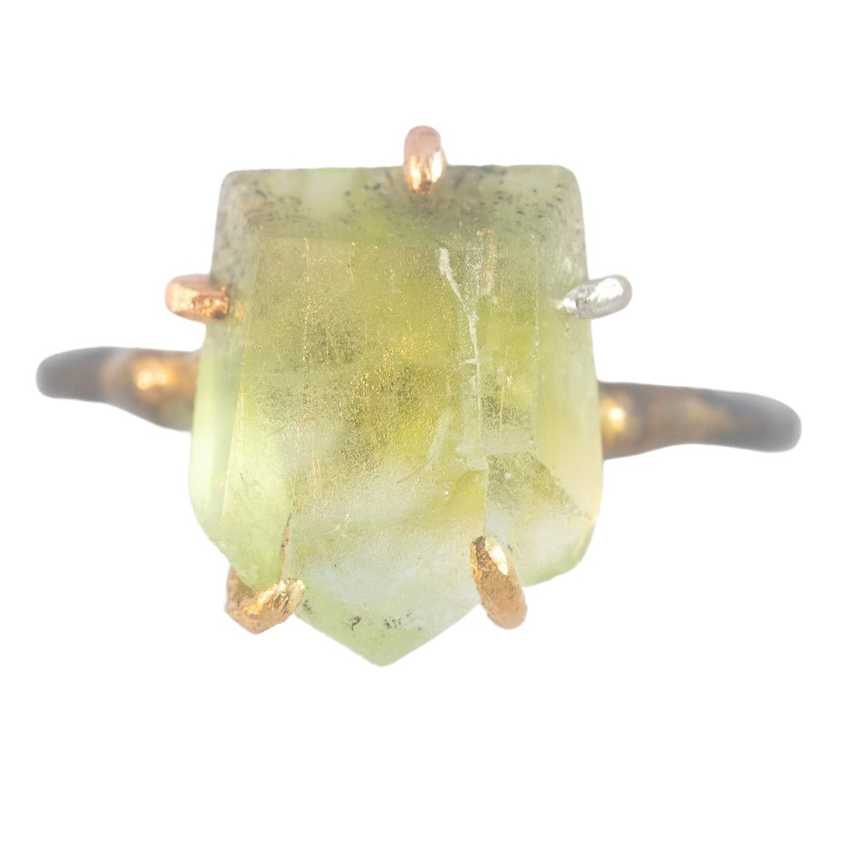 Peridot Ring - 18ky Gold, 14k Yellow, Rose + White Gold - KMJ Variance Objects Jewelry - Rings