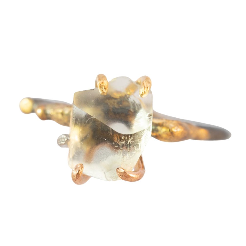 Heliodor Ring - 18ky Gold, 14k Yellow, Rose + White Gold - KMJ Variance Objects Jewelry - Rings