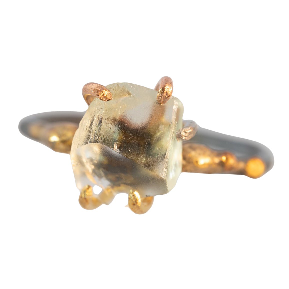 Heliodor Ring - 18ky Gold, 14k Yellow, Rose + White Gold - KMJ Variance Objects Jewelry - Rings